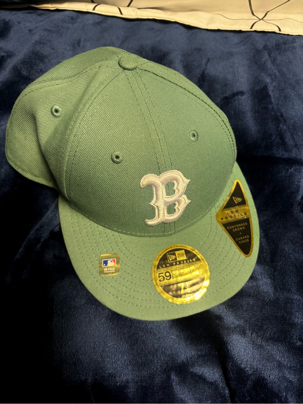 New Era Teal Green Baseball Cap with White Raised Logo